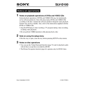 Sony SLV-D100
