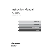 Pioneer A-10AE manual cover