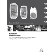 Behringer EPA300 manual cover