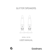 Goodmans B&M Glitter Speaker 363189 manual cover