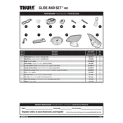 Thule Glide and Set 883 manual cover