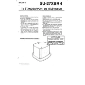 Sony SU-27XBR4 manual cover