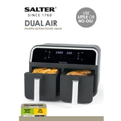 Salter EK4750 Dual Air manual cover