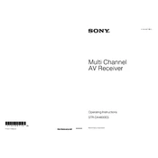 Sony STR-DA4600ES manual cover