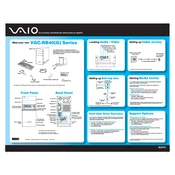 Sony VGC-RB40 manual cover