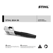 Stihl BGA 56 manual cover