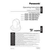 Panasonic AW-HE38HWPC manual cover