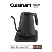 Cuisinart GK-1 manual cover