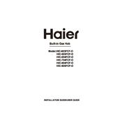 Haier HIC-603FCF-O manual cover