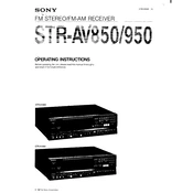 Sony STR-AV850 manual cover