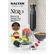 Salter EK4587NERO Nero Blend & Whisk Pro manual cover