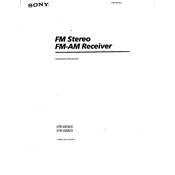 Sony STR-DE825 manual cover