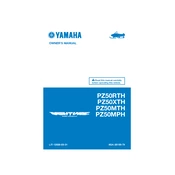 Yamaha PZ50RTH, PZ50XTH, PZ50MTH 2017 Venture Multi Purpose manual cover