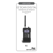 Whistler TRX1E EZ Scan Digital Handheld Radio Scanner manual cover