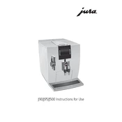 Jura J90 J95 J500 Coffee Machine manual cover