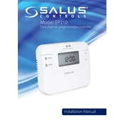 Salus EP210 manual cover