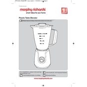 Morphy Richards 403052 Plastic Table Blender manual cover