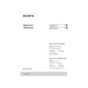 Sony KDL-40R350D manual cover