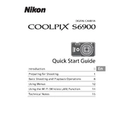 Nikon Coolpix S6900 manual cover