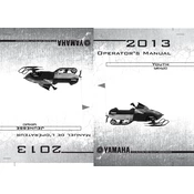 Yamaha SRX120 2013 Youth manual cover