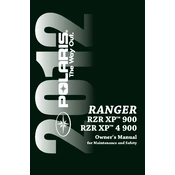 Polaris Ranger XP 900, XP 4900 manual cover