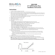 Balboa VGB 2008 211 GPM manual cover