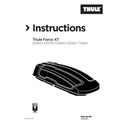 Thule Force XT 635701 manual cover