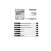 Panasonic CF-WEB182 Series manual cover