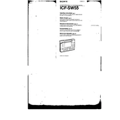 Sony ICF-SW55 manual cover