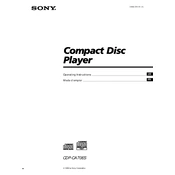 Sony CDP-CA70ES manual cover