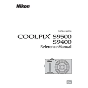 Nikon Coolpix S9500, S9400 manual cover