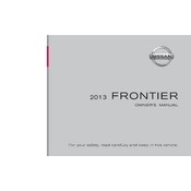 Nissan Frontier manual cover