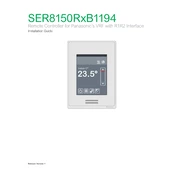 Panasonic SER8150RxB1194 manual cover