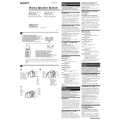 Sony SRS P11Q manual cover