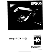 Epson Stylus 800+ manual cover