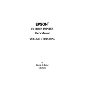 Epson FX-100 manual cover