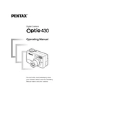 Ricoh Pentax Optio 430 manual cover