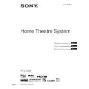 Sony HT-CT350 manual cover