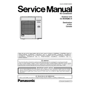 Panasonic CU-5E36QBU-5 manual cover