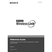 Sony DMX-WL1 manual cover