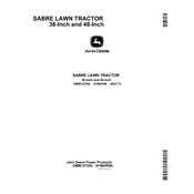 John Deere Sabre Lawn Tractor manual cover