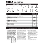 Thule Velo Vise 589 manual cover