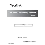 Yealink UVC40 manual cover