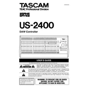 Tascam US-2400 manual cover