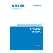 Yamaha EF6600DE, EF6600D
