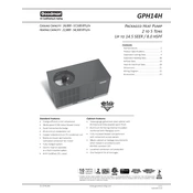 Goodman GPH14H manual cover