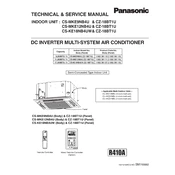 Panasonic CS-MKE9NB4U amd CZ-18BT1U manual cover