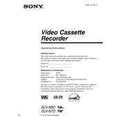 Sony SLV-N70 manual cover