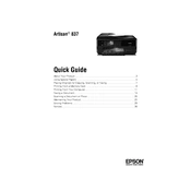 Epson Artisan 837 manual cover