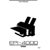 Epson EPI-4000 manual cover